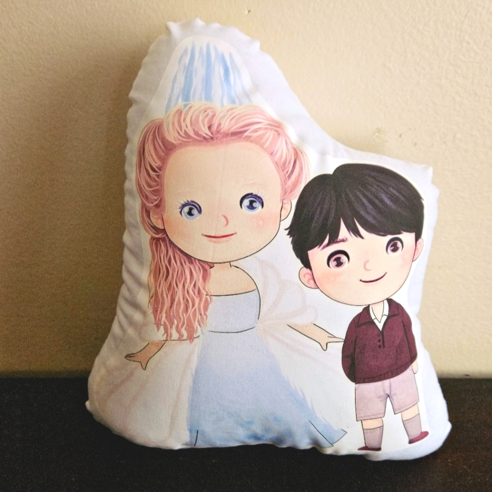 Narnia White Witch and Edmund Pillow Pal. New.